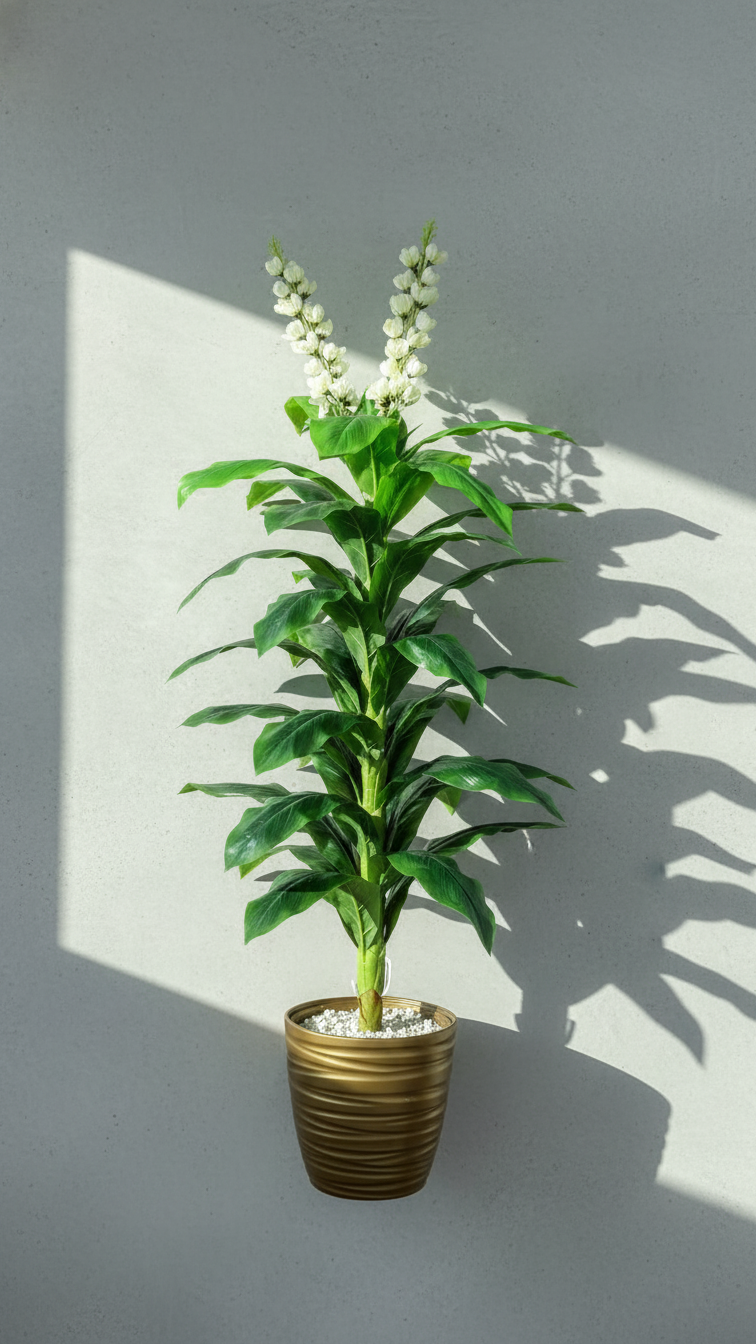 Yucca Tropical Artificiel en Fleurs – 170 cm