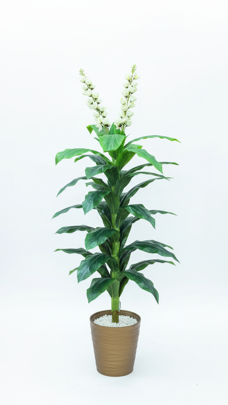 Yucca Tropical Artificiel en Fleurs – 170 cm